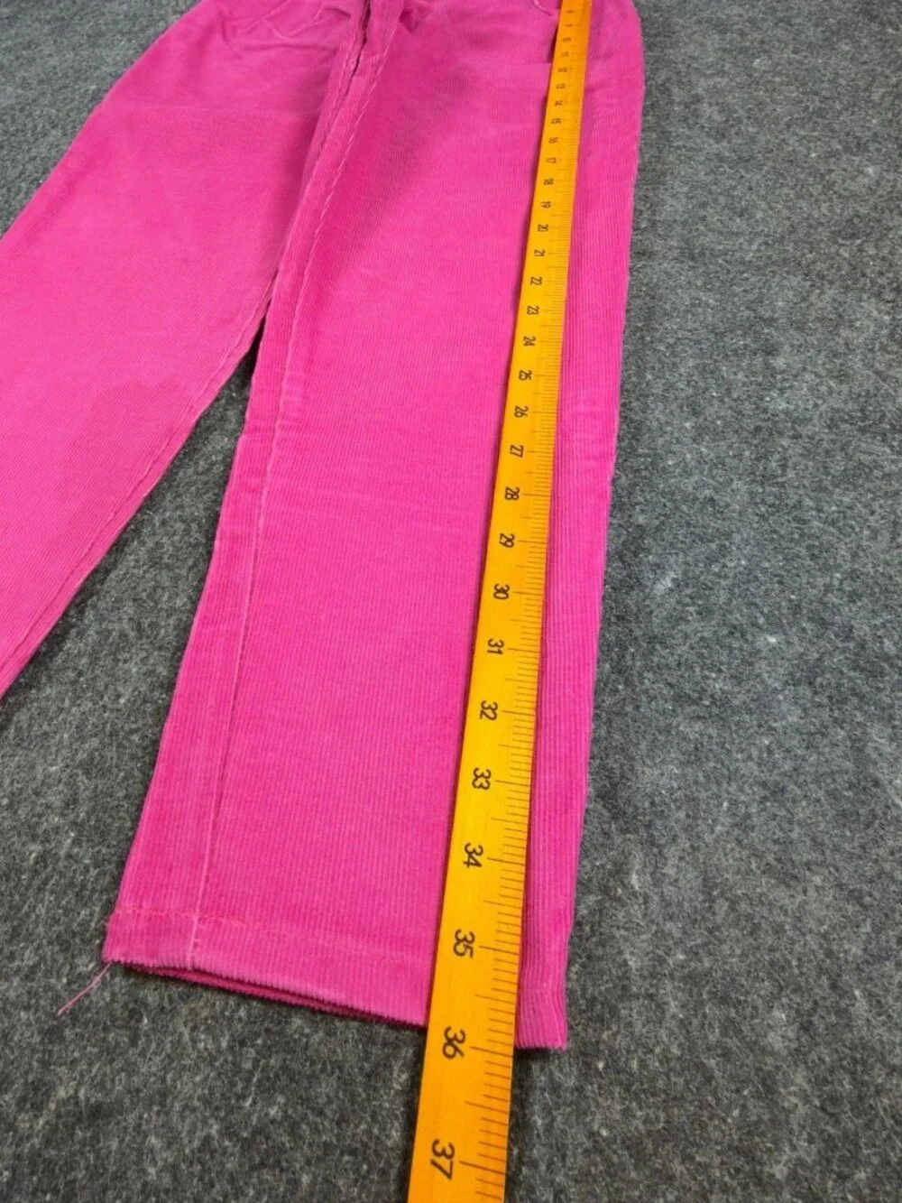 Levi's Corduroy Pants Girls 12 Pink Cotton Blend Regular Vintage 90s Made in USA